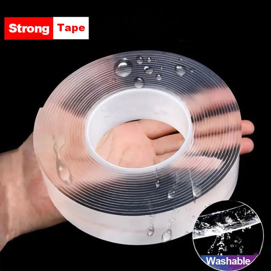 Reusable Nano Double-Sided Transparent Waterproof Adhesive Tape