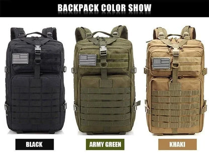 50L Tactical Backpack for Men – Outdoor Travel, Hiking & Hunting Bag