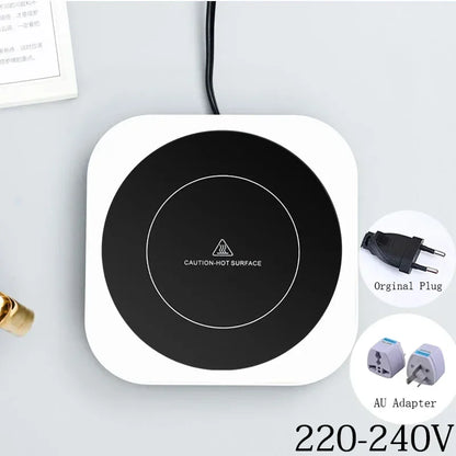 Electric Coffee Mug Warmer – 80°C Heating Plate for Desk Use