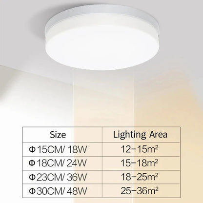 Cartmela Ultra-Thin Round LED Ceiling Light