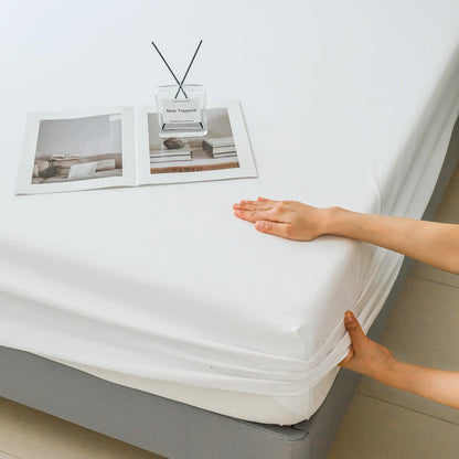 Waterproof Fitted Bed Sheet – 360° Elastic Mattress Protector