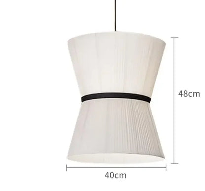 Wabi-Sabi Fabric Pendant Lights – Modern Minimalist Dining Lamps