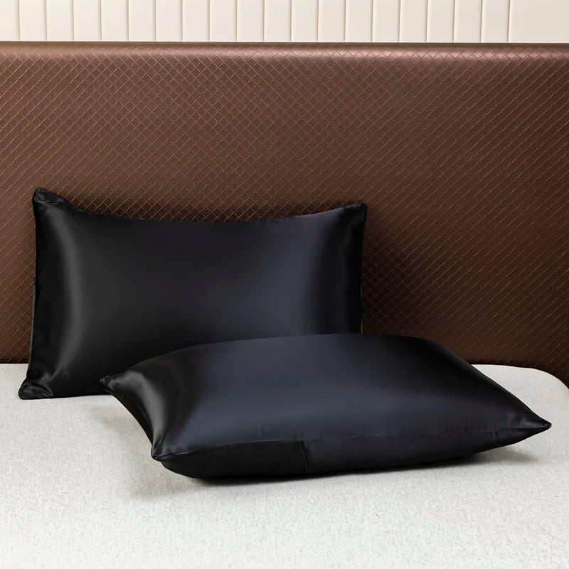 Silky Satin Bed Sheet Set – Cooling Summer Sheets with Pillowcase