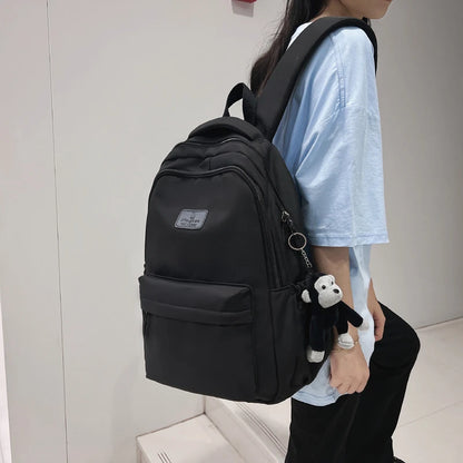 Fashion Waterproof Nylon Backpack – Schoolbag for Teens & Students