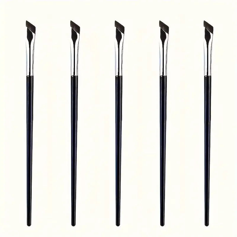 2/5Pc Ultra-Thin Eyeliner & Brow Brush Set – Precise Makeup Tools