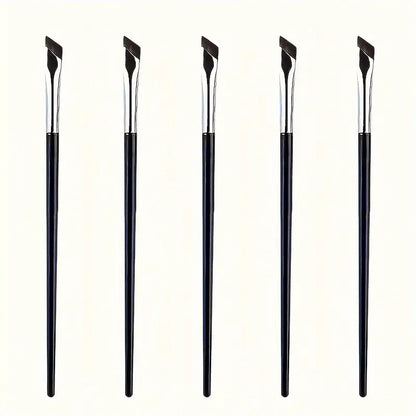 2/5Pc Ultra-Thin Eyeliner & Brow Brush Set – Precise Makeup Tools