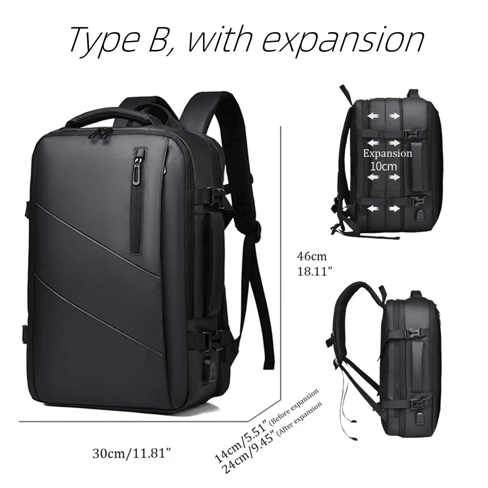 Cartmela 18-inch Men’s Business Laptop Backpack