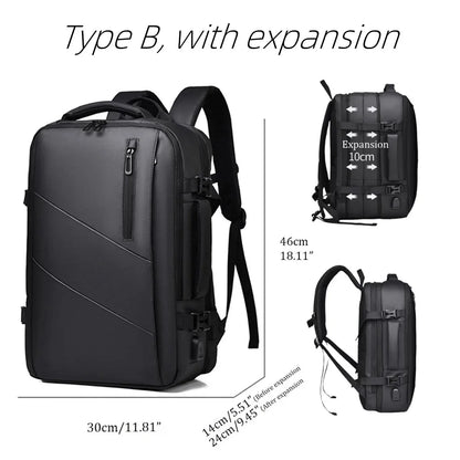 Cartmela 18-inch Men’s Business Laptop Backpack