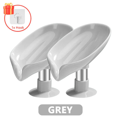 Leaf Shape Soap Holder with Suction Cup