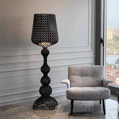 Italian Designer Hollow Goblet Acrylic Floor Lamp