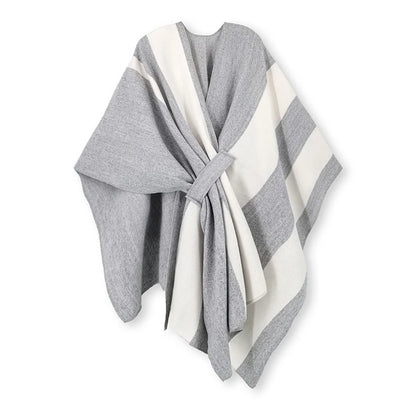 2024 Luxury Winter Poncho for Women – Warm Fashion Shawl Wrap