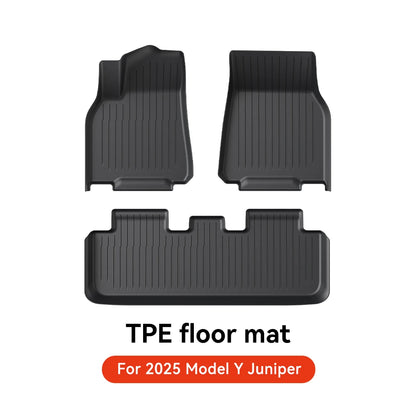 2025 Model Y Floor Mat Set – Waterproof TPE Trunk & Liner Mats