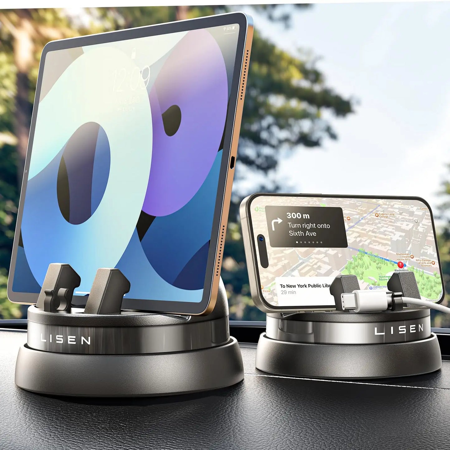 Cartmela Magnetic Car Mount Phone Holder 360° for iPhone & Samsung