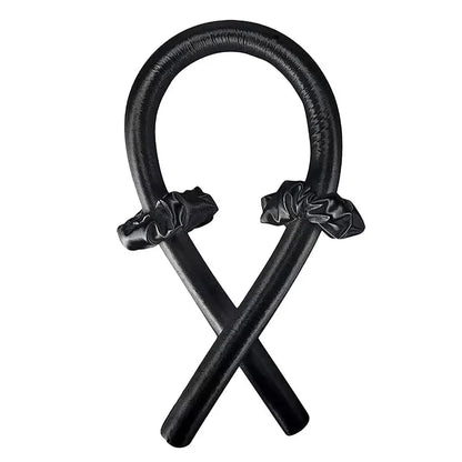 Silk Heatless Curling Rod – No-Heat Ribbon Hair Roller Headband