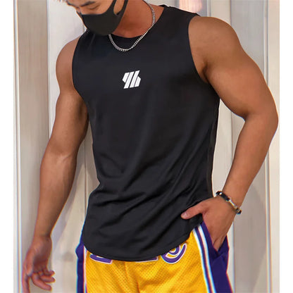 2024 New Summer Men's Gym Vest | Mesh Sleeveless Fitness Tank Top