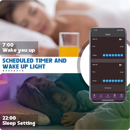 RGB LED Strip Lights – Flexible Room Decor with App & Remote Control