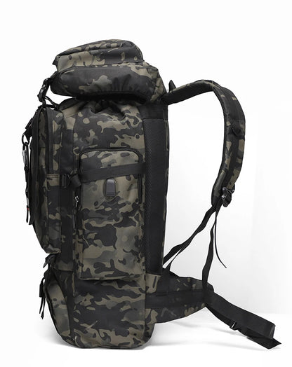 80L Large Capacity Waterproof Camouflage Outdoor Backpack