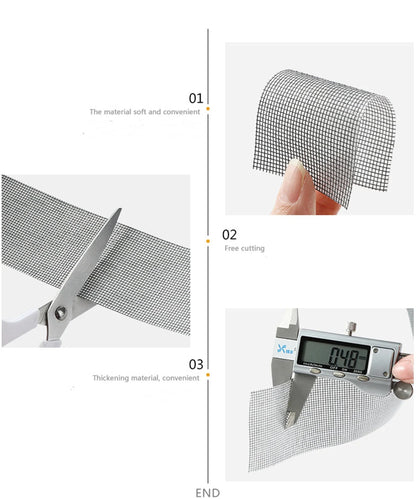 Waterproof Screen Repair Tape – Self-Adhesive Insect Mesh Patch