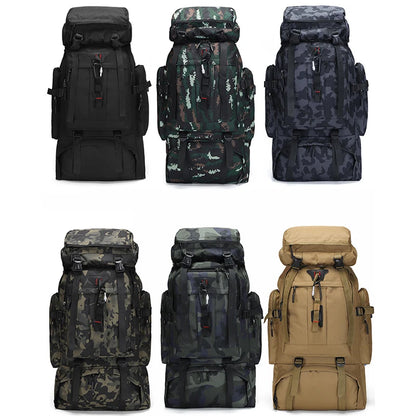 80L Large Capacity Waterproof Camouflage Outdoor Backpack