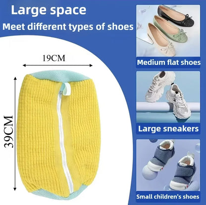 Shoe Washing Bag – Padded Mesh Laundry Protector for Machine Wash