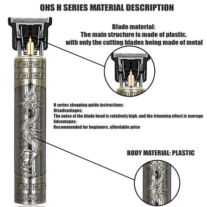 T9 Hair Clipper Zero Gap Trimmer
