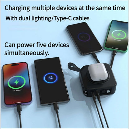 10000mAh Magnetic Wireless Power Bank with Cable & Plug – PD22.5W