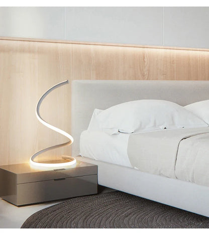 Modern Spiral LED Table Lamp