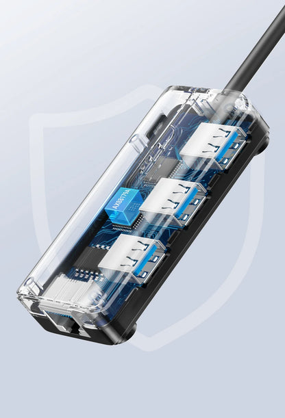 USB 3.0 1000Mbps Ethernet Adapter – RJ45 LAN Network Hub