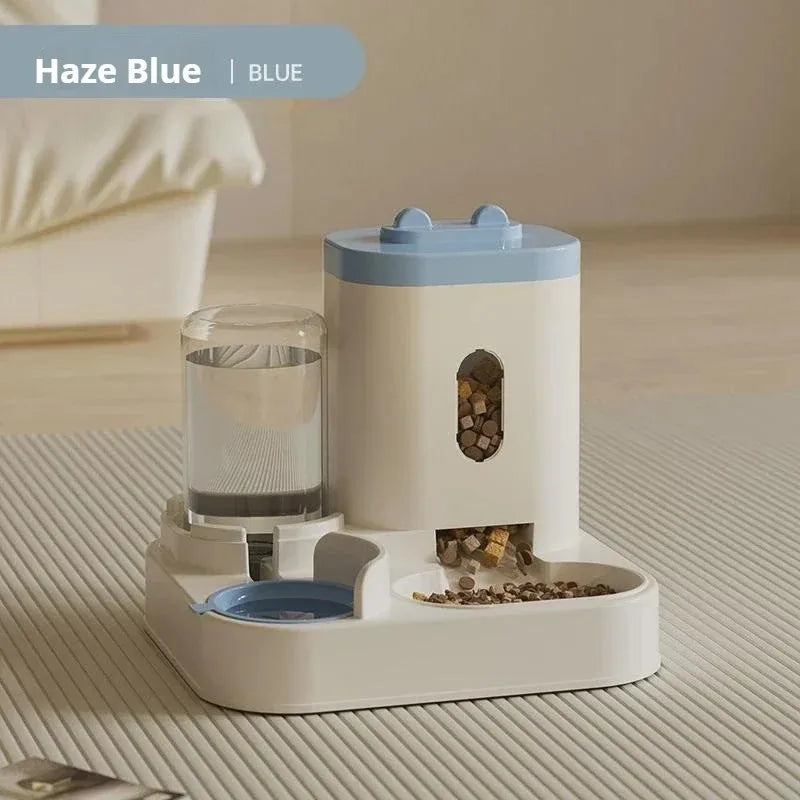 Automatic Pet Feeder & Water Dispenser – Food & Water Station