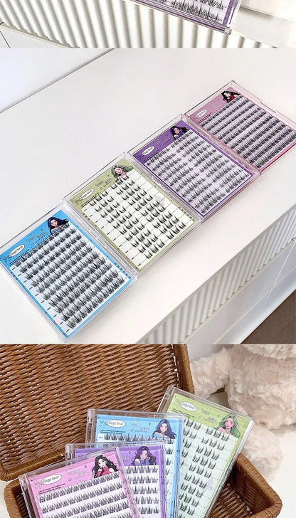 Cartmela No-Glue False Eyelashes - Easy, Natural Look with Sunflower Design