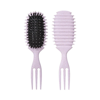 Curly Hair Styling Brush – Nylon Detangling & Volumizing Comb