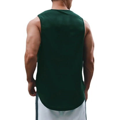 Men's Gym Tank Top – Quick-Dry Sleeveless Workout Shirt