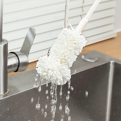 Long Handle Sponge Cup Brush – Bottle & Glass Cleaner Tool