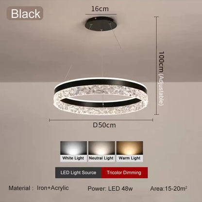 Cartmela Luxe Ring LED Ceiling Light