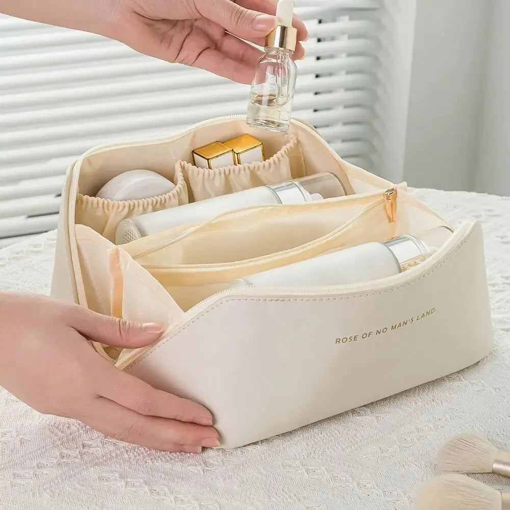 Luxury Makeup Organizer Bag for Women – Travel Cosmetic Case