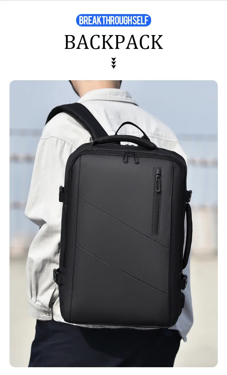 Cartmela 18-inch Men’s Business Laptop Backpack