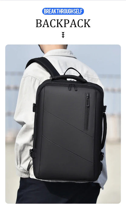 Cartmela 18-inch Men’s Business Laptop Backpack