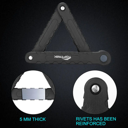 Foldable Bicycle Lock – High Security Anti-Theft Bike Accessory