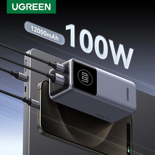 Cartmela 100W 12000mAh Power Bank | PD Fast Charging for Laptops, Tablets & Smartphones