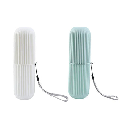 Travel Toothbrush & Toothpaste Holder – Portable Storage Case