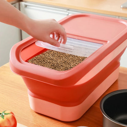 13/33LB Collapsible Cat Dog Food Storage