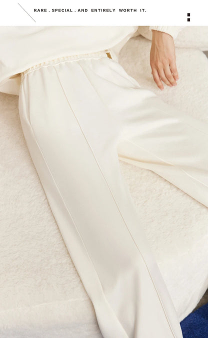 Women’s Loose Sweatshirt & Straight Leg Pants – Spring Casual Set