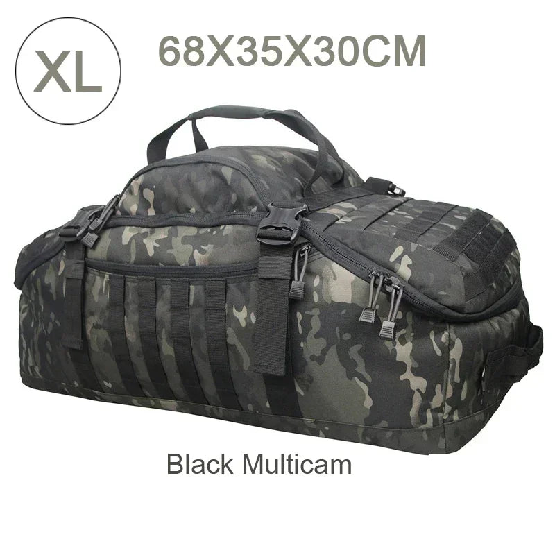 40L 60L 80L Large Tactical Duffle Backpack | Outdoor Camping & Travel Bag