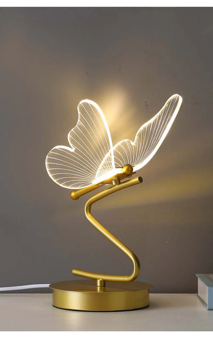 Cartmela Nordic LED Desk Lamp – Butterfly