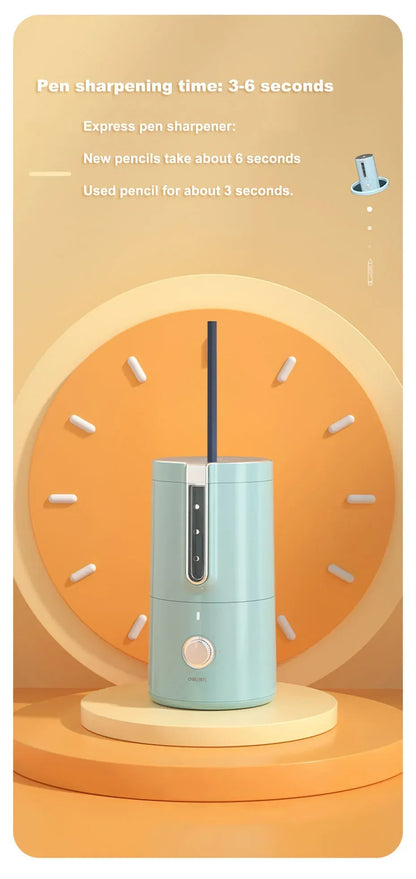 Automatic Electric Pencil Sharpener – USB Rechargeable for Kids