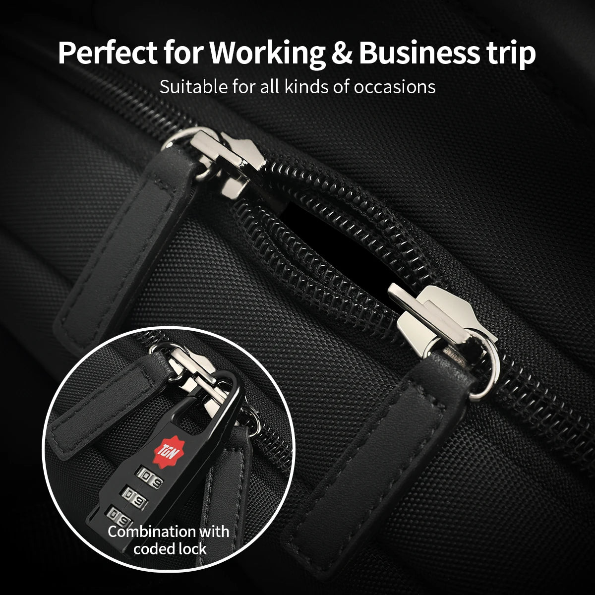 Travel Backpack for Men – Fits 14, 15.6 & 17 Inch Laptops