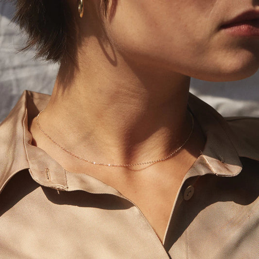 Fine Gold Color Stainless Steel Chain Necklace – Short & Long Styles