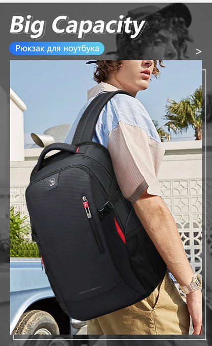 14 Inch Waterproof Nylon Laptop Backpack – Casual Travel School Bag