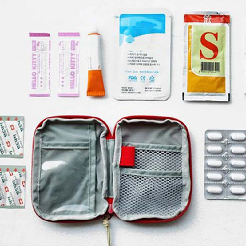 Mini Portable Medicine Bag–Travel First Aid Kit & Survival Storage Box