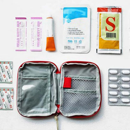 Mini Portable Medicine Bag–Travel First Aid Kit & Survival Storage Box